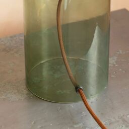 Graham and Green Clarence Glass Table Lamp Green - Large - thumbnail 3