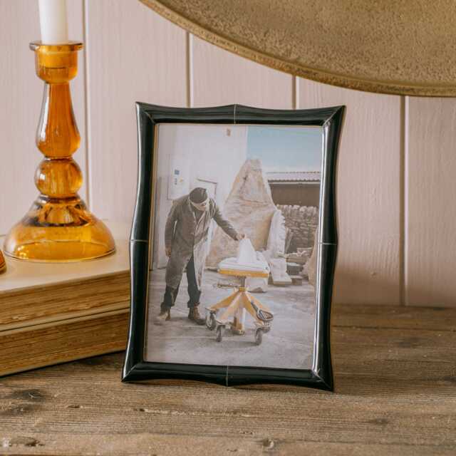 Graham and Green Black Resin Wave Photo Frame - image 1