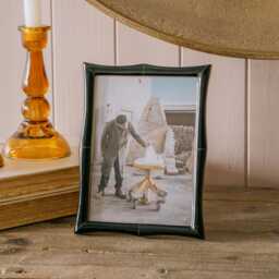 Graham and Green Black Resin Wave Photo Frame - thumbnail 1