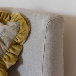 Graham and Green Carina Natural Linen Double Bed - thumbnail 4