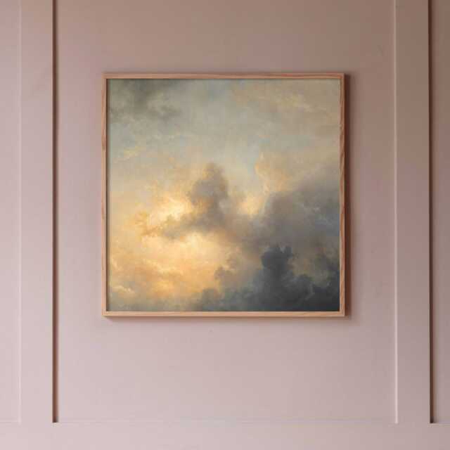 Graham and Green Framed Dark Clouds Print - image 1