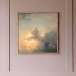 Graham and Green Framed Dark Clouds Print