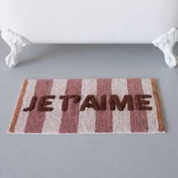 Graham and Green Je T'Aime Bath Mat