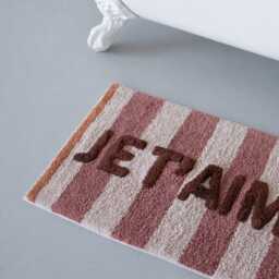 Graham and Green Je T'Aime Bath Mat - thumbnail 2