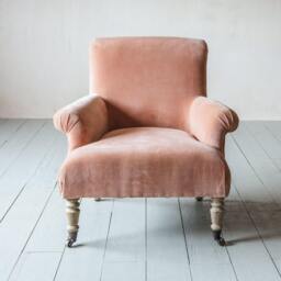 Graham and Green Bella Rose Velvet Armchair - thumbnail 3