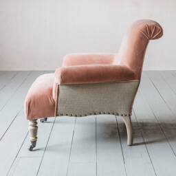 Graham and Green Bella Rose Velvet Armchair - thumbnail 4