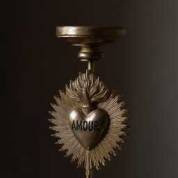 Graham and Green Flaming Heart Candle Holder - thumbnail 2