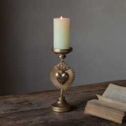 Graham and Green Flaming Heart Candle Holder