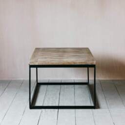 Graham and Green Albie Iron and Wood Coffee Table - thumbnail 4