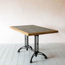 Graham and Green Ezra 4 Seater Rectangular Café Table - thumbnail 2