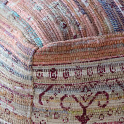 Graham and Green Gaia Chindi Pouffe - thumbnail 3