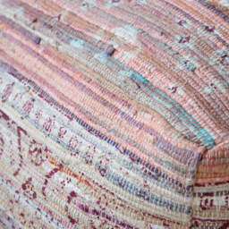 Graham and Green Gaia Chindi Pouffe - thumbnail 2
