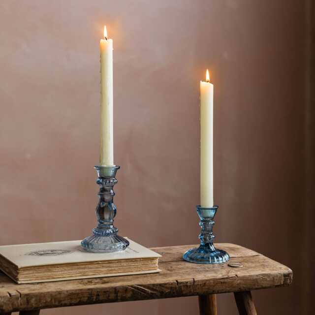 Graham and Green Light Blue Candle Holder - Small - image 1