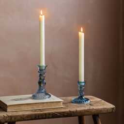 Graham and Green Light Blue Candle Holder - Small