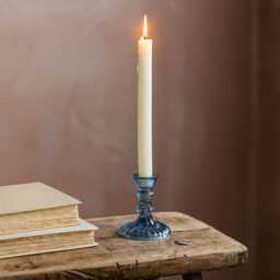 Graham and Green Light Blue Candle Holder - Small - thumbnail 2