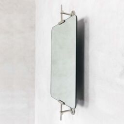 Graham and Green Orwell Antique Silver Swivel Mirror - thumbnail 5