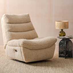 Graham and Green Joey Faux Shearling Recliner Chair - thumbnail 2
