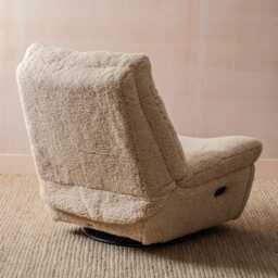 Graham and Green Joey Faux Shearling Recliner Chair - thumbnail 6