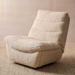Graham and Green Joey Faux Shearling Recliner Chair - thumbnail 3