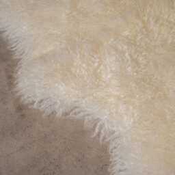 Graham and Green Off White Long Curly Double Sheepskin - thumbnail 2
