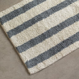Graham and Green Blue Striped Tufted Bath Mat - thumbnail 3