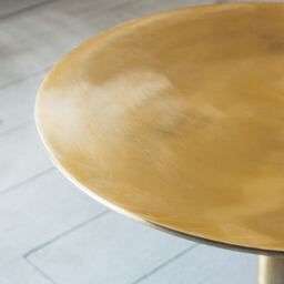 Graham and Green Mildred Gold and Marble Side Table - thumbnail 6
