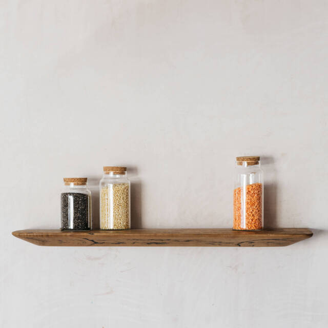 Graham and Green Floating Wood Shelf 90cm - image 1