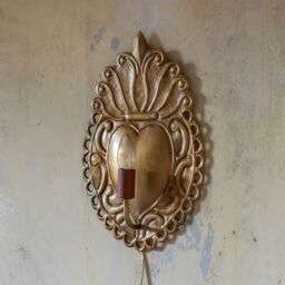 Graham and Green Ex-Voto Antiqued Gold Wall Light - thumbnail 6