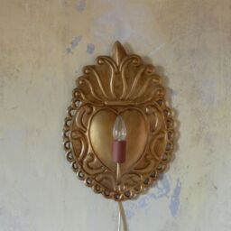 Graham and Green Ex-Voto Antiqued Gold Wall Light - thumbnail 5