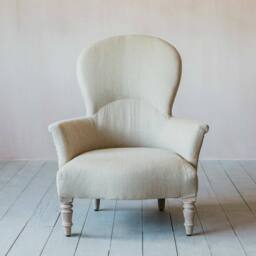 Graham and Green Louise Natural Linen Armchair - thumbnail 5