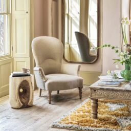 Graham and Green Louise Natural Linen Armchair