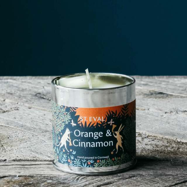 Graham and Green Orange and Cinnamon Christmas Tin Candle