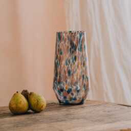 Graham and Green Tall Blue Tortiseshell Vase - thumbnail 2