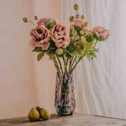 Graham and Green Tall Blue Tortiseshell Vase - thumbnail 1