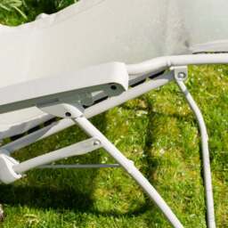 Graham and Green Seigle White Reclining Garden Chair - thumbnail 4