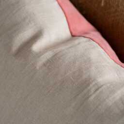 Graham and Green Tea Rose Velvet & Linen Backed Large Square Cushion - thumbnail 3