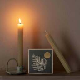 Graham and Green White Curved Handle Candle Holder - thumbnail 2