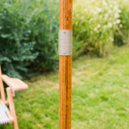 Graham and Green Salcombe Navy Stripe Parasol - thumbnail 6