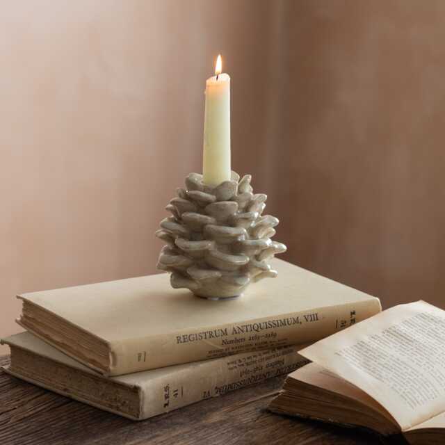 Graham and Green Pinecone Large Candle Holder - image 1