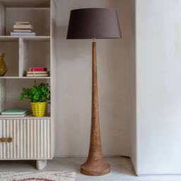 Graham and Green Farly Wood Floor Lamp with Shade - thumbnail 3