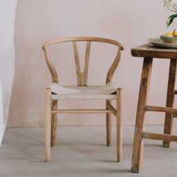 Graham and Green Natural Rattan Emperor Scandi Chair