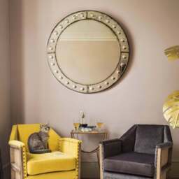 Graham and Green Round Venetian Mirror - thumbnail 3