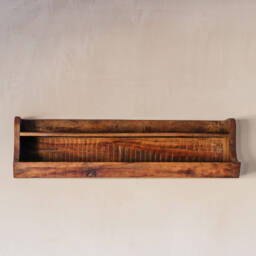 Graham and Green Recycled Wood Two Tier Shelf 80cm - thumbnail 3