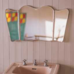Graham and Green Edie Steel Triple Wall Mirror - thumbnail 1