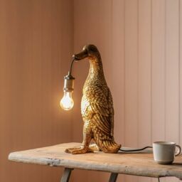 Graham and Green Mallory Mallard Gold Table Lamp - thumbnail 5