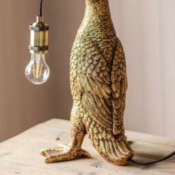 Graham and Green Mallory Mallard Gold Table Lamp - thumbnail 6