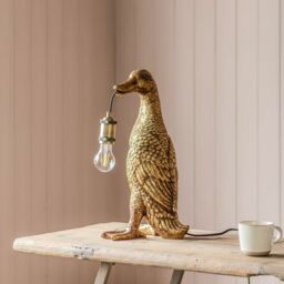 Graham and Green Mallory Mallard Gold Table Lamp - thumbnail 4