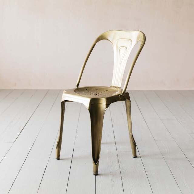 Graham and Green Isaac Brass Chair