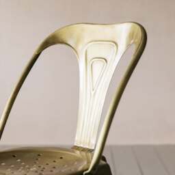 Graham and Green Isaac Brass Chair - thumbnail 5