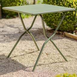 Graham and Green Moss Green Balcony Table and Two Chairs Set - thumbnail 2